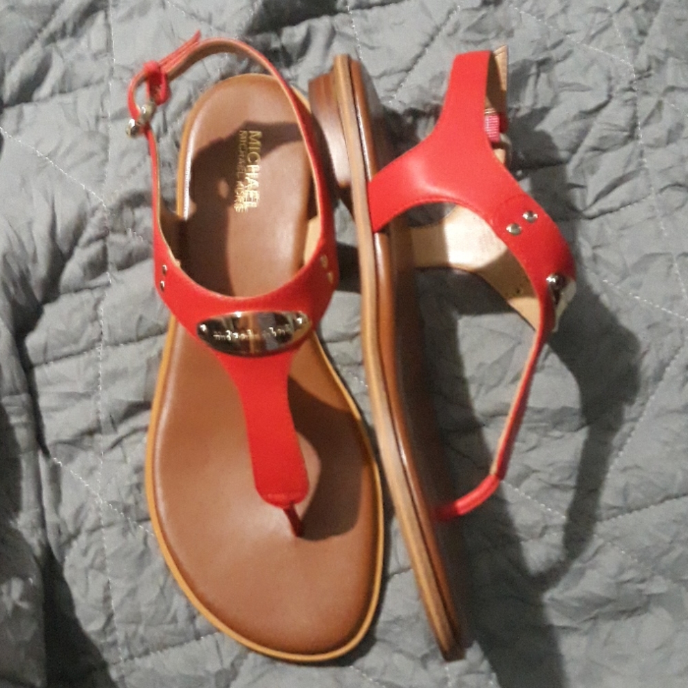 New Sea Coral  Michael kors sandals - Picture 2 of 4